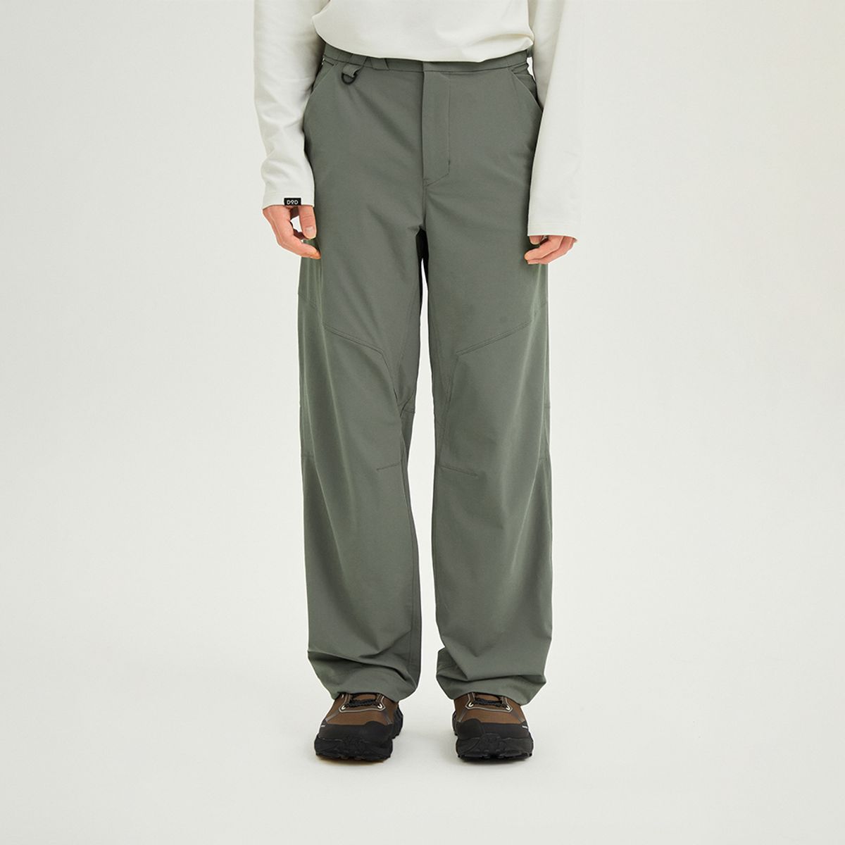 디오디(DOD) 웜블 절개 스트레이트핏 (L.CHARCOAL GREY)