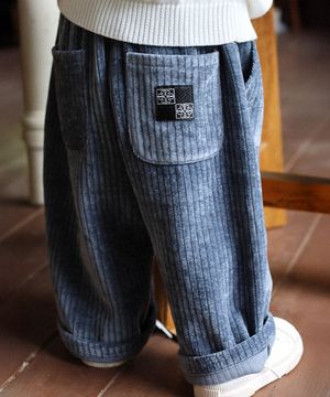 [KIDS]벨로아 팬츠 그레이 블루