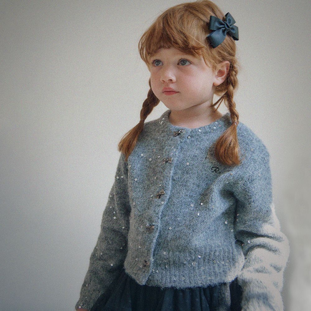 MUSINSA公式 | ROANJANE (スパンコール)カーディニットカーディガン