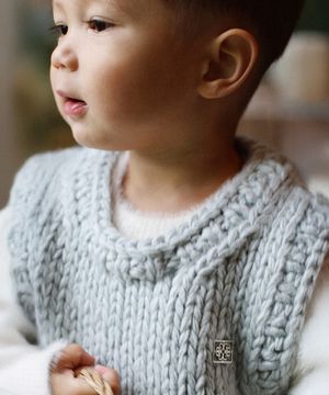 [KIDS]핸드 메이드 VEST 민트