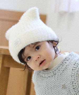 [ACC]캣 비니 크림