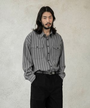 MULTI STRIPE POCKET SHIRTS 2컬러
