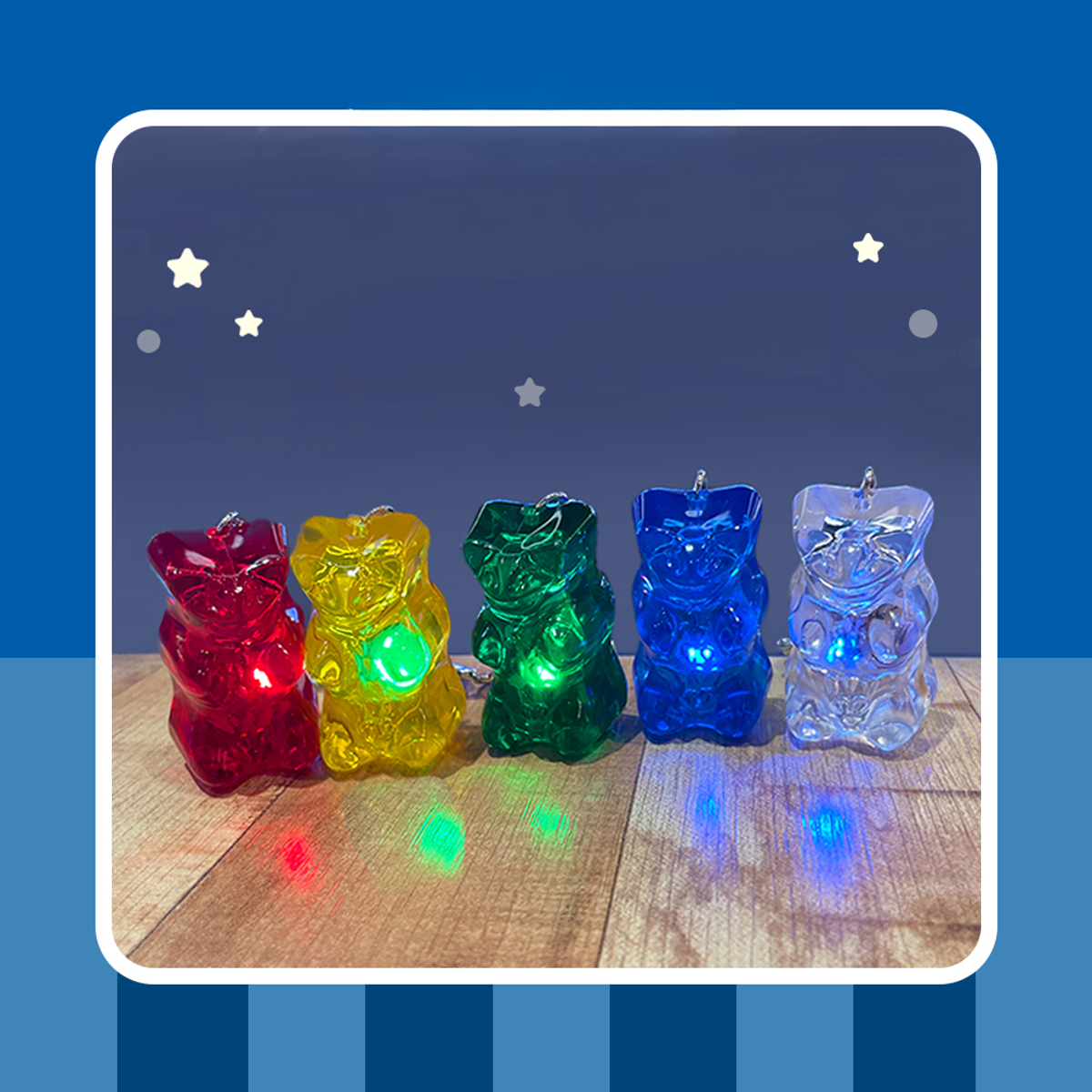 하리보(HARIBO) 골드베렌 LED 키링