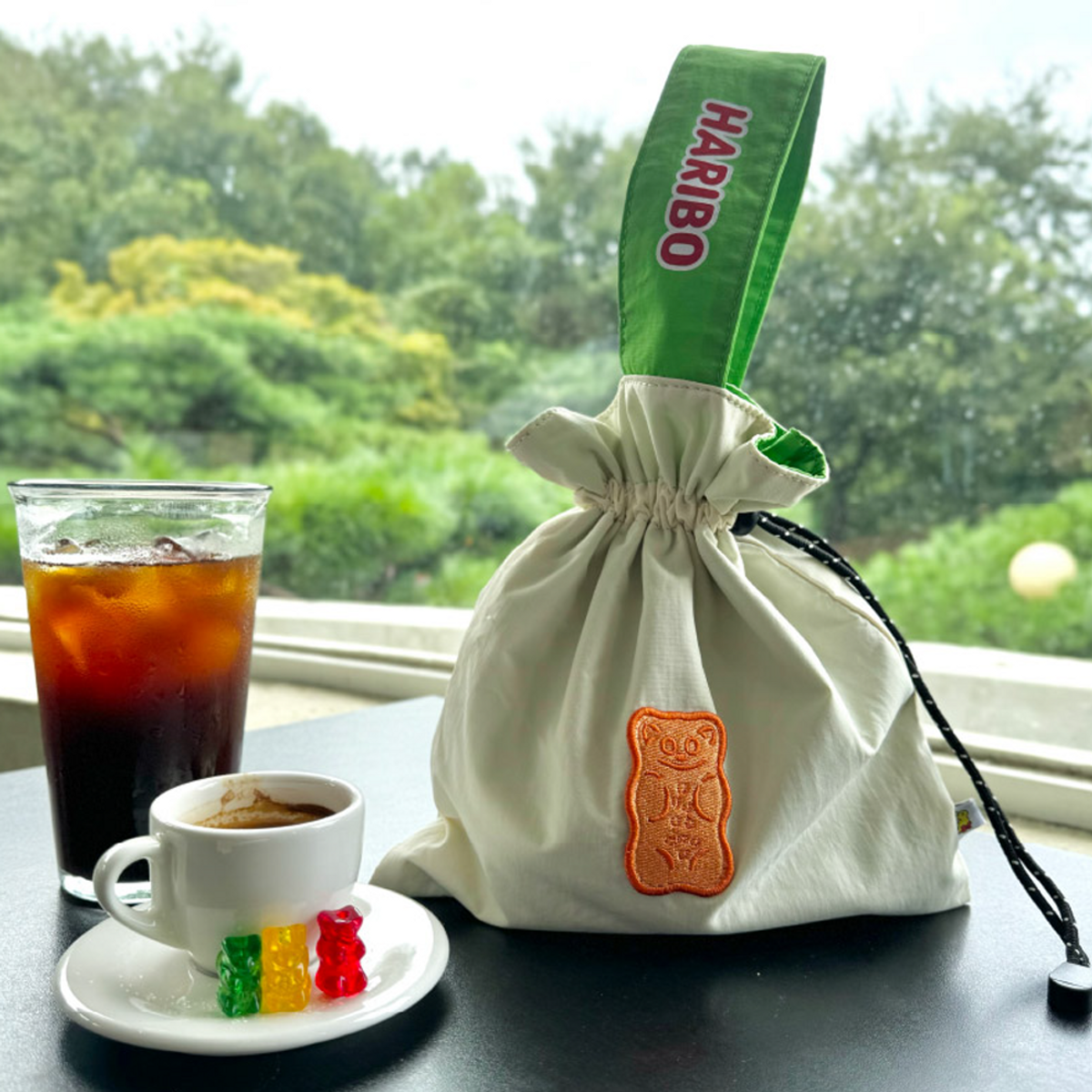 하리보(HARIBO) 골드베렌 스트링 핸들 파우치
