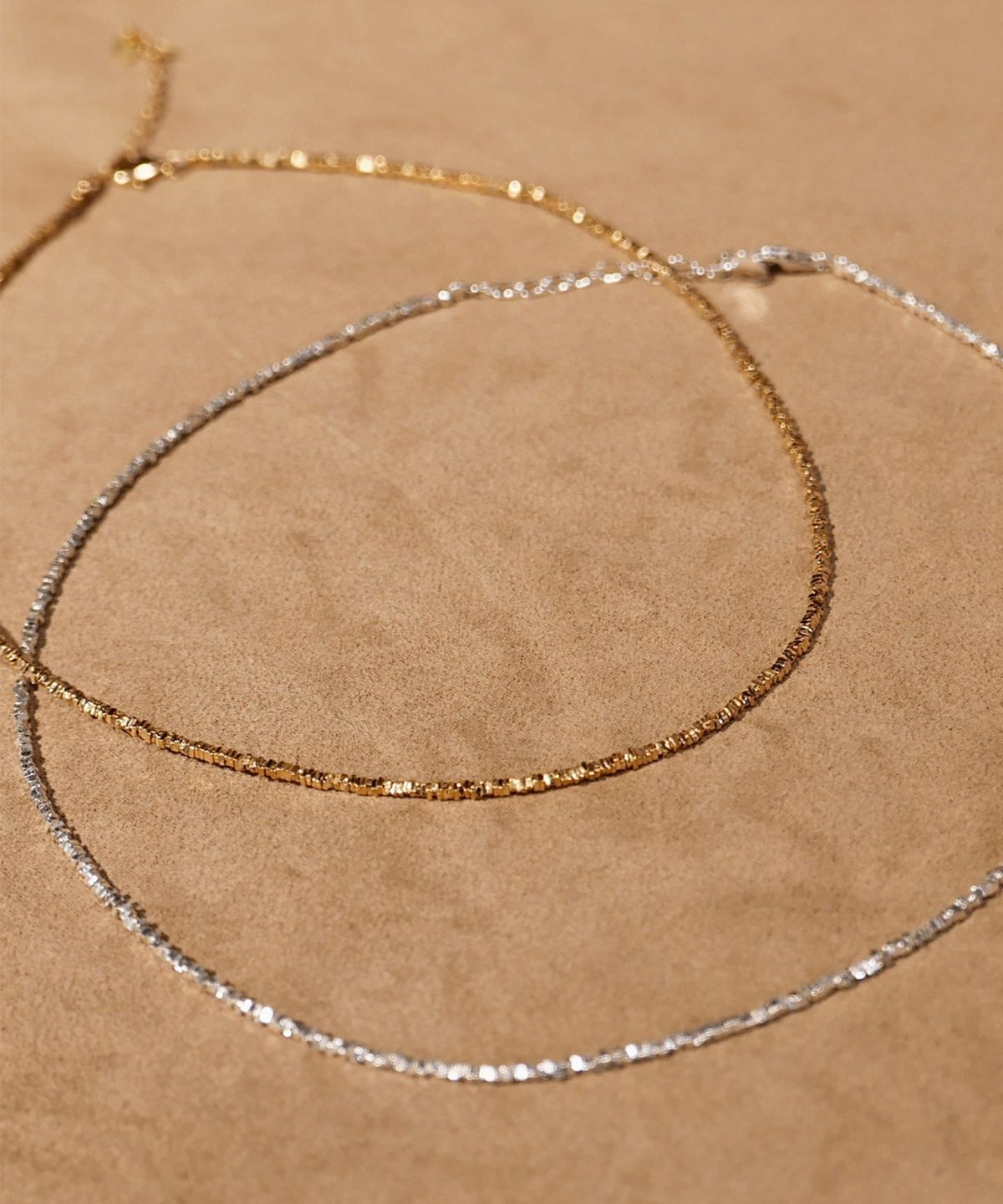 누아보(NUAVO) Square twinkle necklace