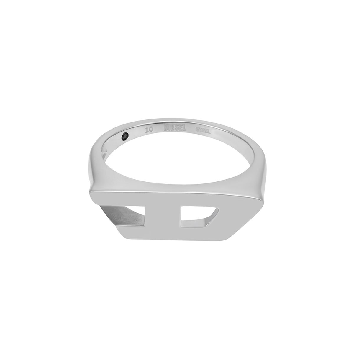 디젤 악세사리(DIESEL ACCESSORY) DX1638040 D 로고 반지