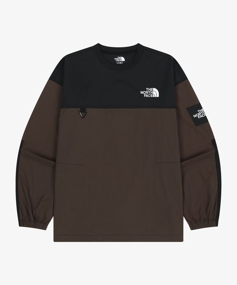 NM5MR57L 알바니 EX 크루넥 DARK_BROWN