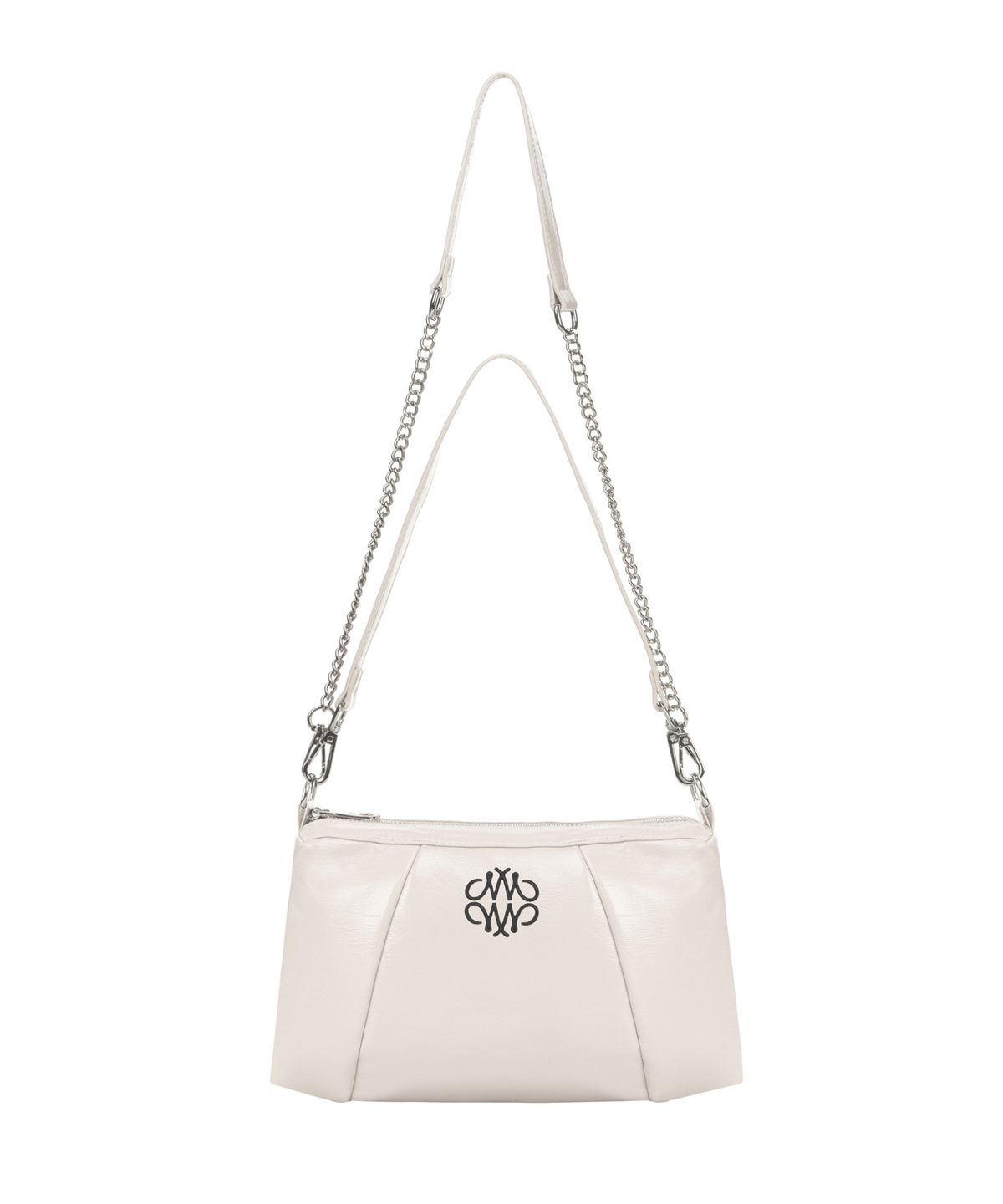 닉앤니콜(NICK&NICOLE) NICOLE SQUARE SHOULDER MINI CHAIN BAG_CREAM