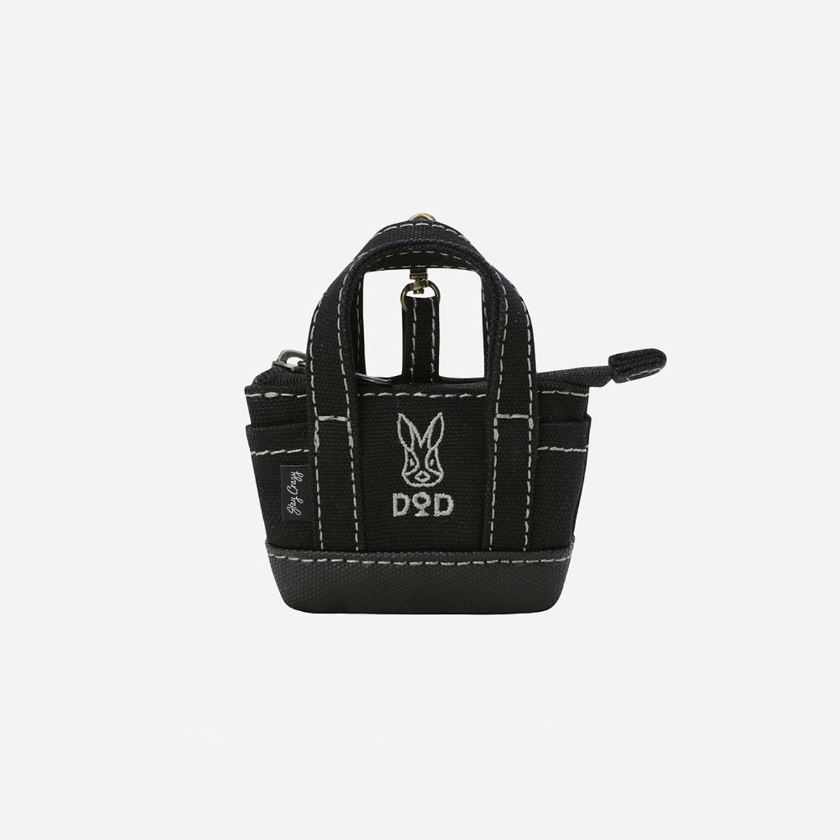 디오디(DOD) 데이 캔버스 미니파우치 키링(BLACK)