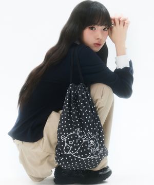 [KUROMI] GYMSACK(BLACK)