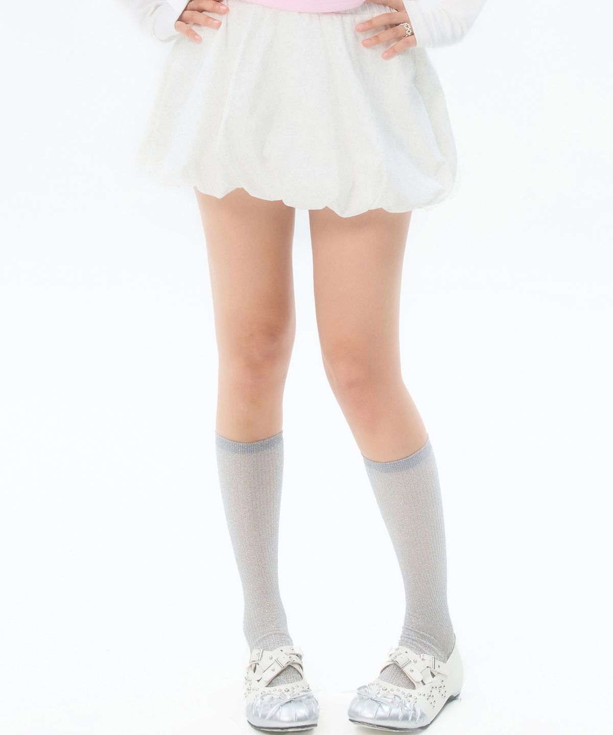 러브이즈트루(LUVISTRUE) [MY MELODY] BALLOON SKIRT(WHITE)