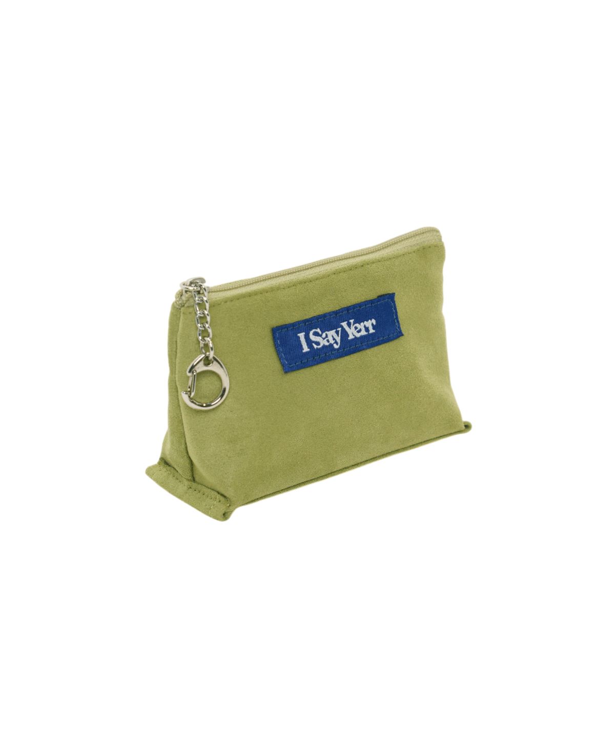 아이세이예르(ISAYYERR) Paper Boat Pouch (matcha_suede)