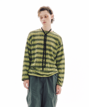 팬텀 니트 긴팔 티셔츠