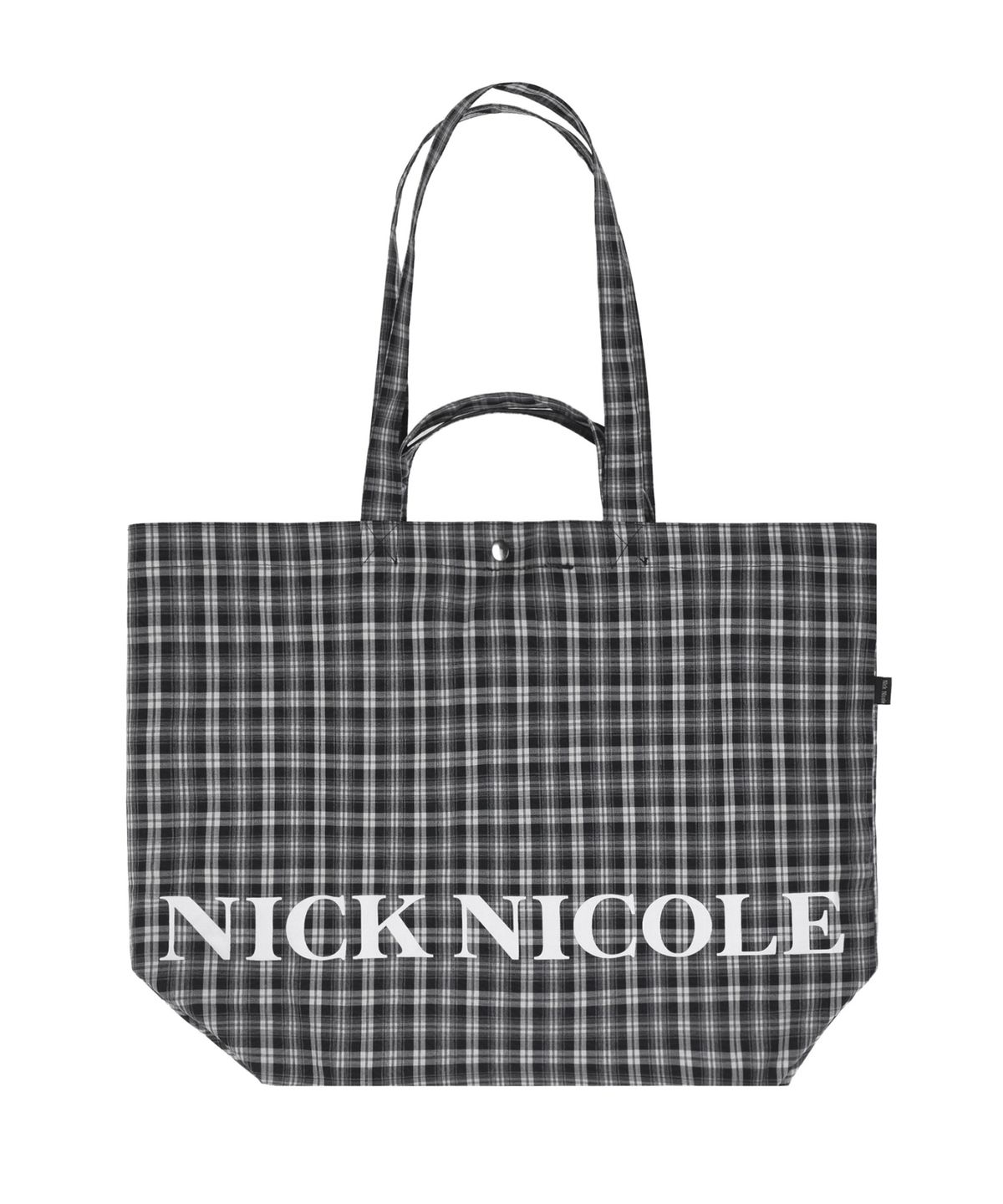 닉앤니콜(NICK&NICOLE) DOUBLE CHECK TWOWAY ECOBAG_BLACK