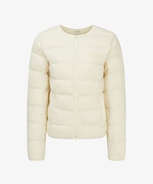 NJ1DR84B 여성 포플러 다운 가디건 (RDS) CREAM