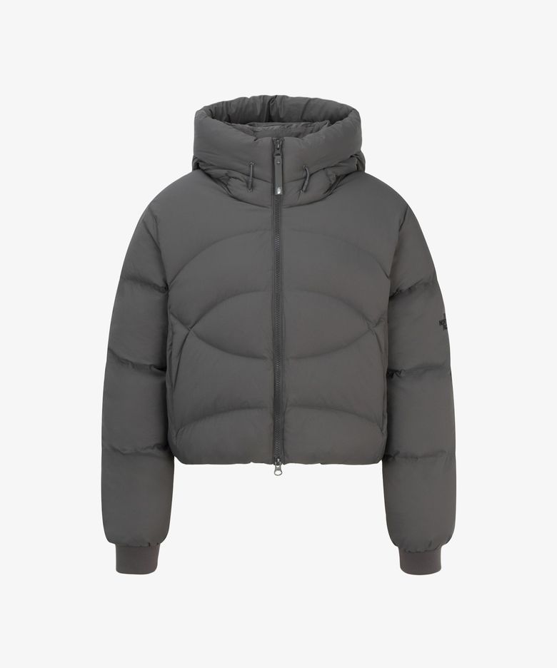 NJ1DR82B 여성 스포츠 하이브리드 다운 자켓 GRAY