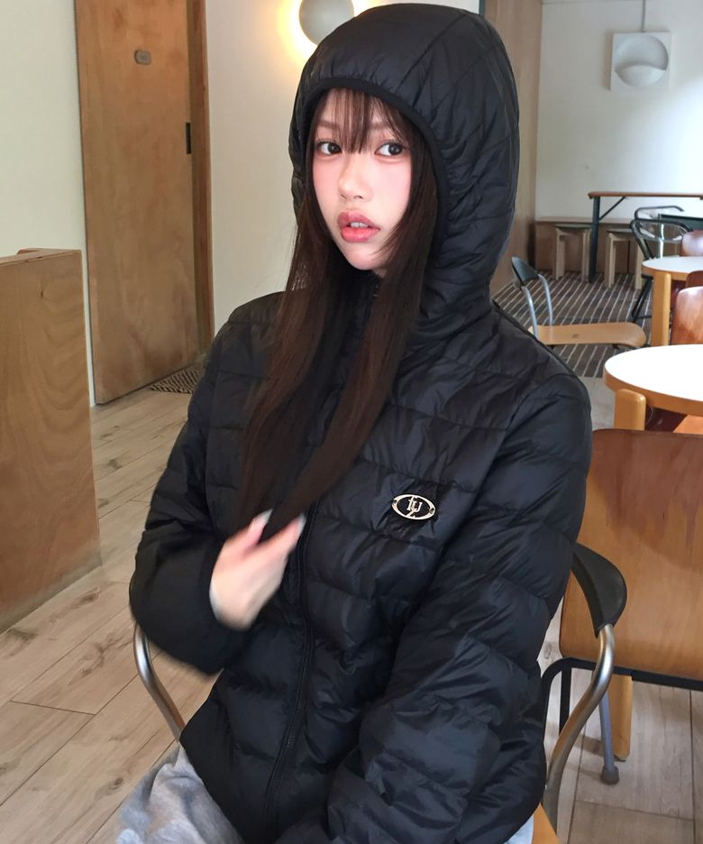 경량 후드 푸퍼 패딩
