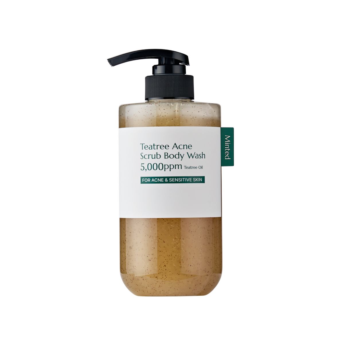 민티드(MINTED) 티트리 아크네 스크럽 바디워시 500ml