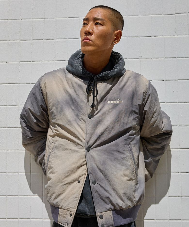 웨이브다잉 스타디움 자켓 DARK GREY