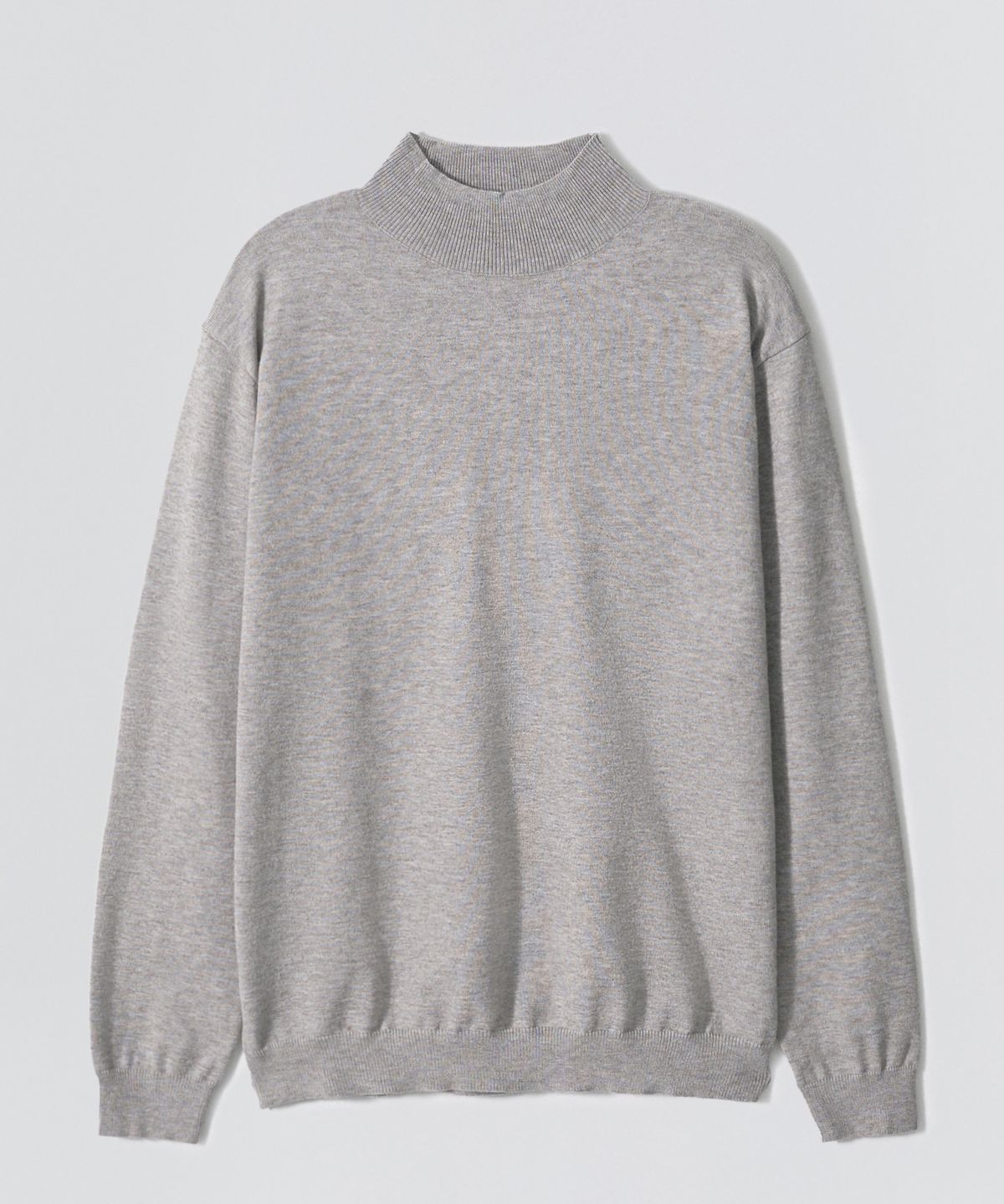 이지오(EZIO) Half Mock Neck Knit_Grey
