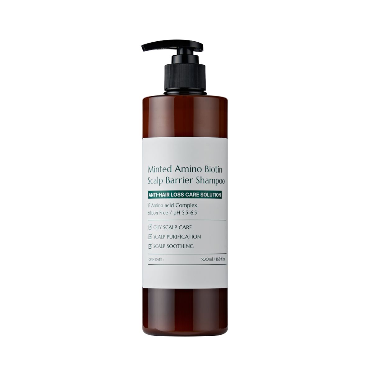 민티드(MINTED) 아미노 비오틴 두피강화 샴푸 500ml
