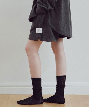 [블랜드] 플로우 기모 하프팬츠 라운지웨어 3colors