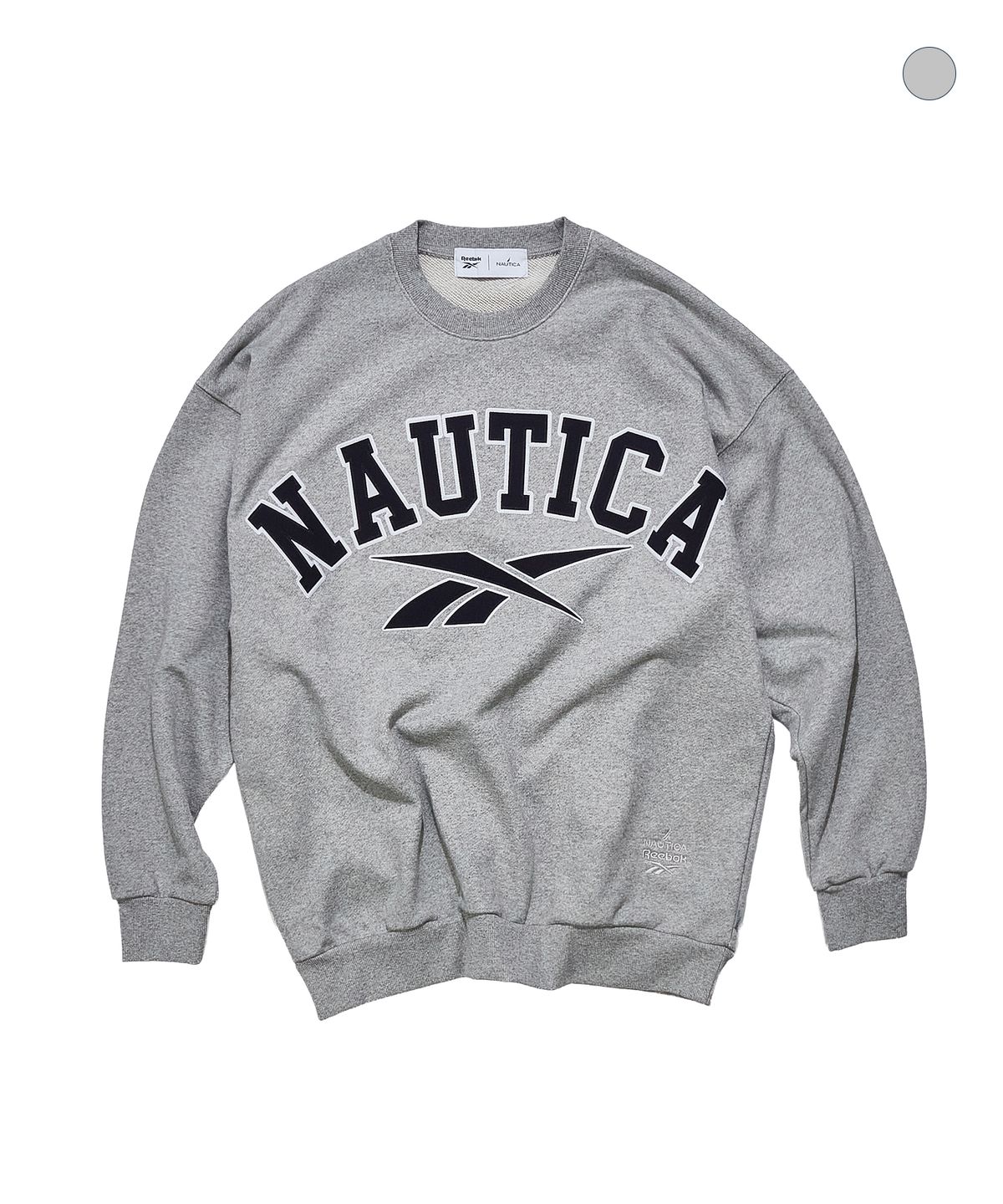 노티카(NAUTICA) X REEBOK 헤비웨이트 크루넥 스웨트셔츠 JSW4735
