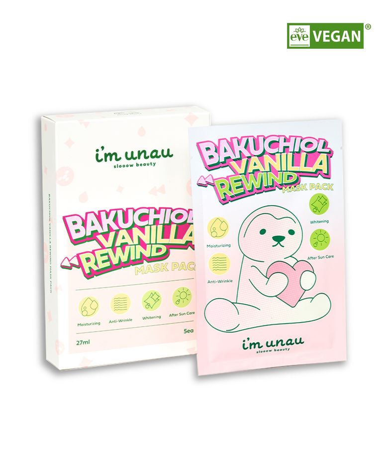 아임우나우 바쿠치올 바닐라 리와인드 마스크팩 27ml*5개입