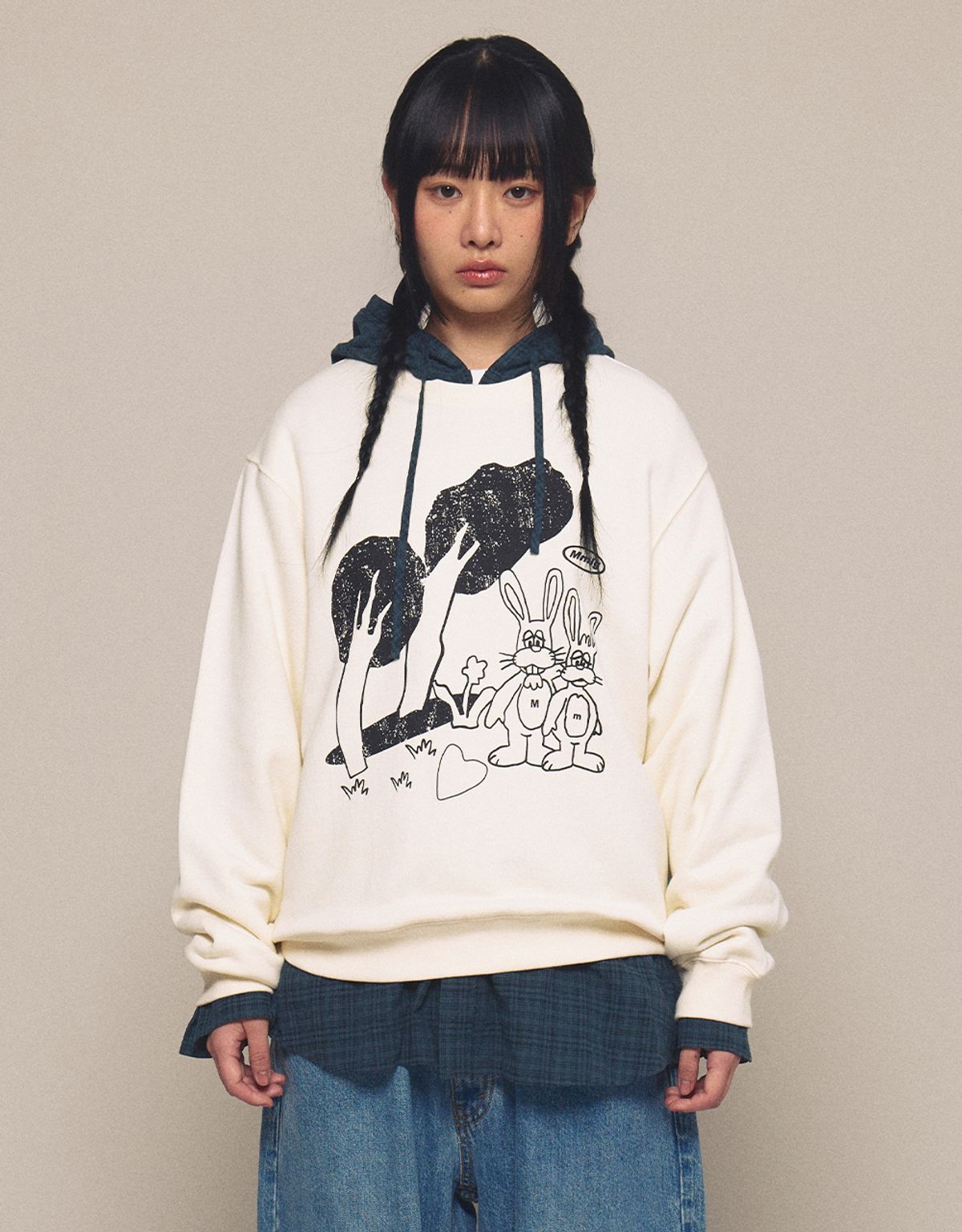 엠엠엘지(MMLG) [Mmlg] Mm RABBITS PICNIC SWEAT (NATURAL SOAP)