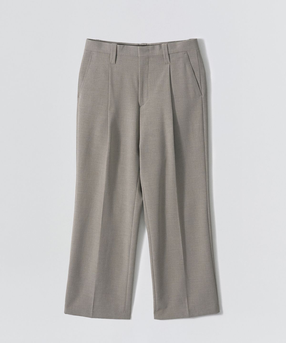 이지오(EZIO) Classic Straight Slacks_Beige