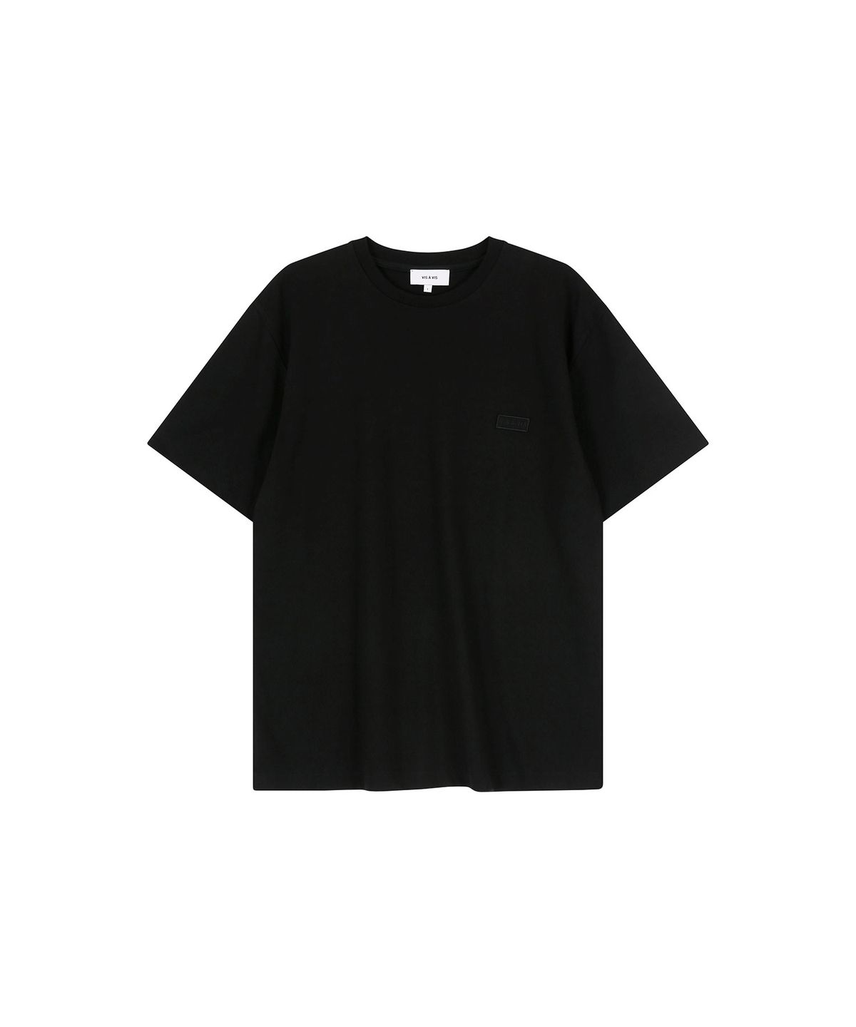 비자비(VIS A VIS) LOGO PATCH TEE SHIRT (BLACK)