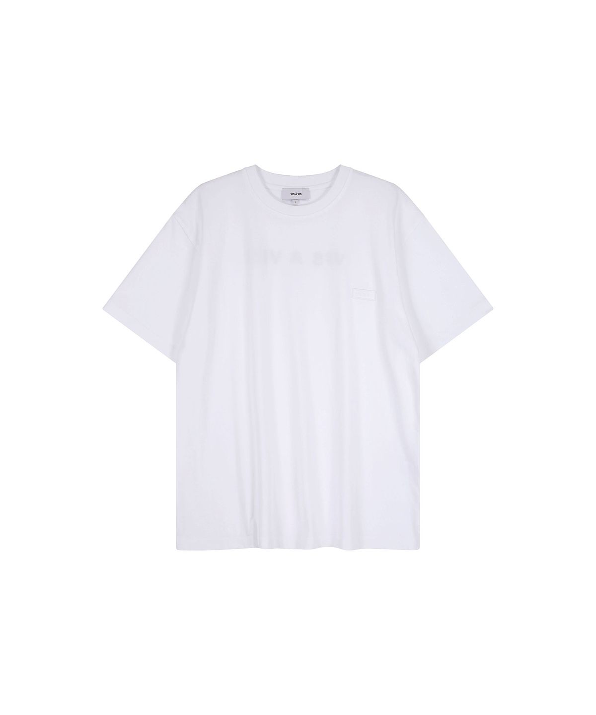 비자비(VIS A VIS) LOGO PATCH TEE SHIRT (WHITE)