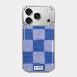 (+맥세이프) 코지체커 실버 에폭시범퍼 케이스 (4colors) - 아이폰/갤럭시