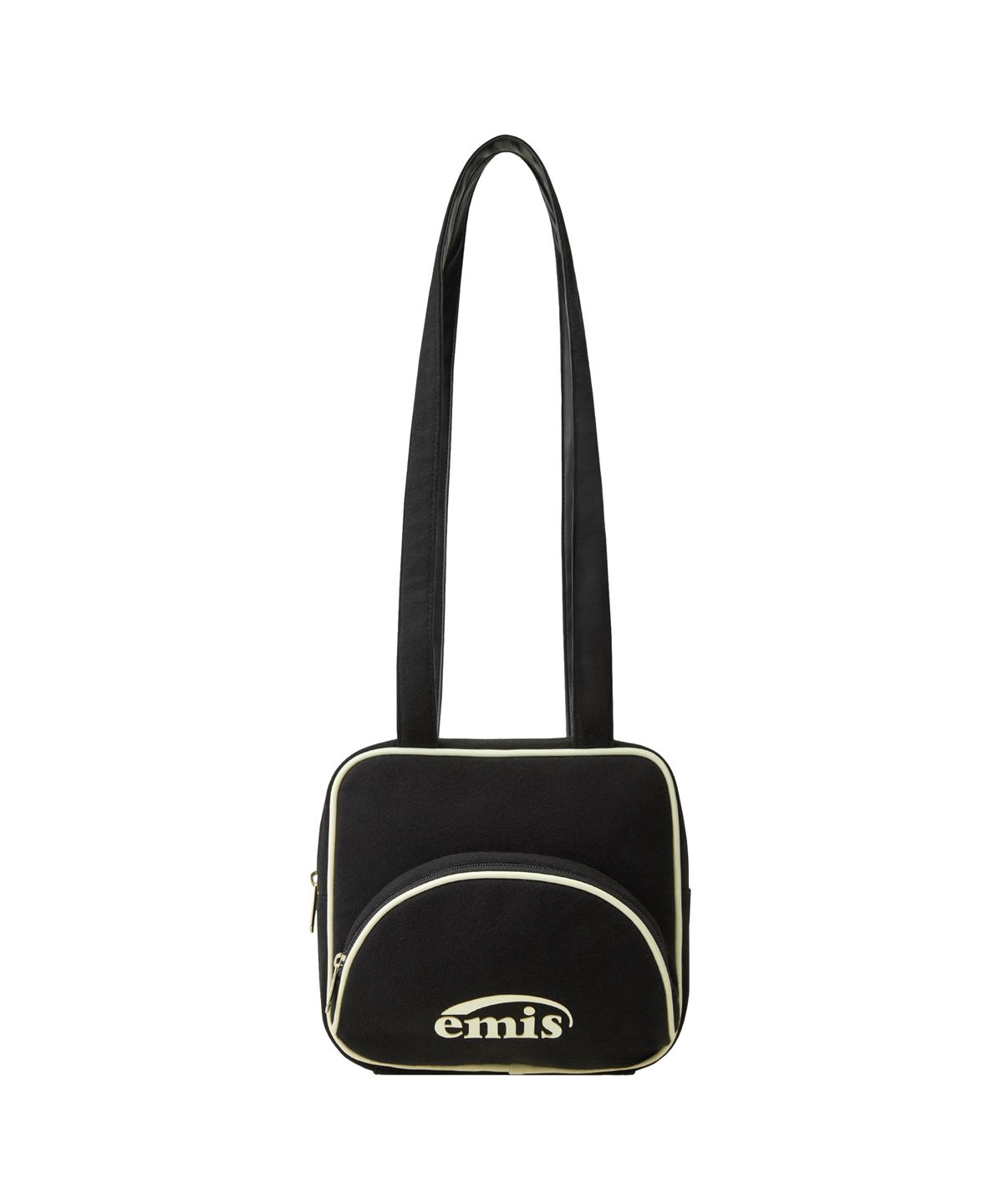 이미스(EMIS) JERSEY LOGO SHOULDER BAG-BLACK