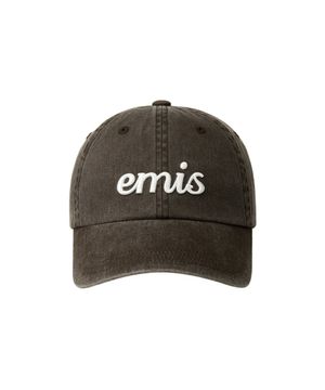 VINTAGE PIGMENT BALL CAP-BROWN