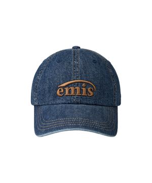 ONE TONE WASHED DENIM BALL CAP-BLUE DENIM