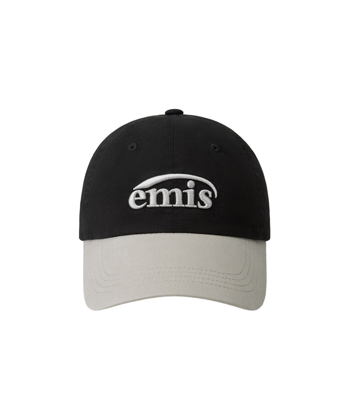 이미스(EMIS) WASHED TWO TONE BALL CAP-BLACK