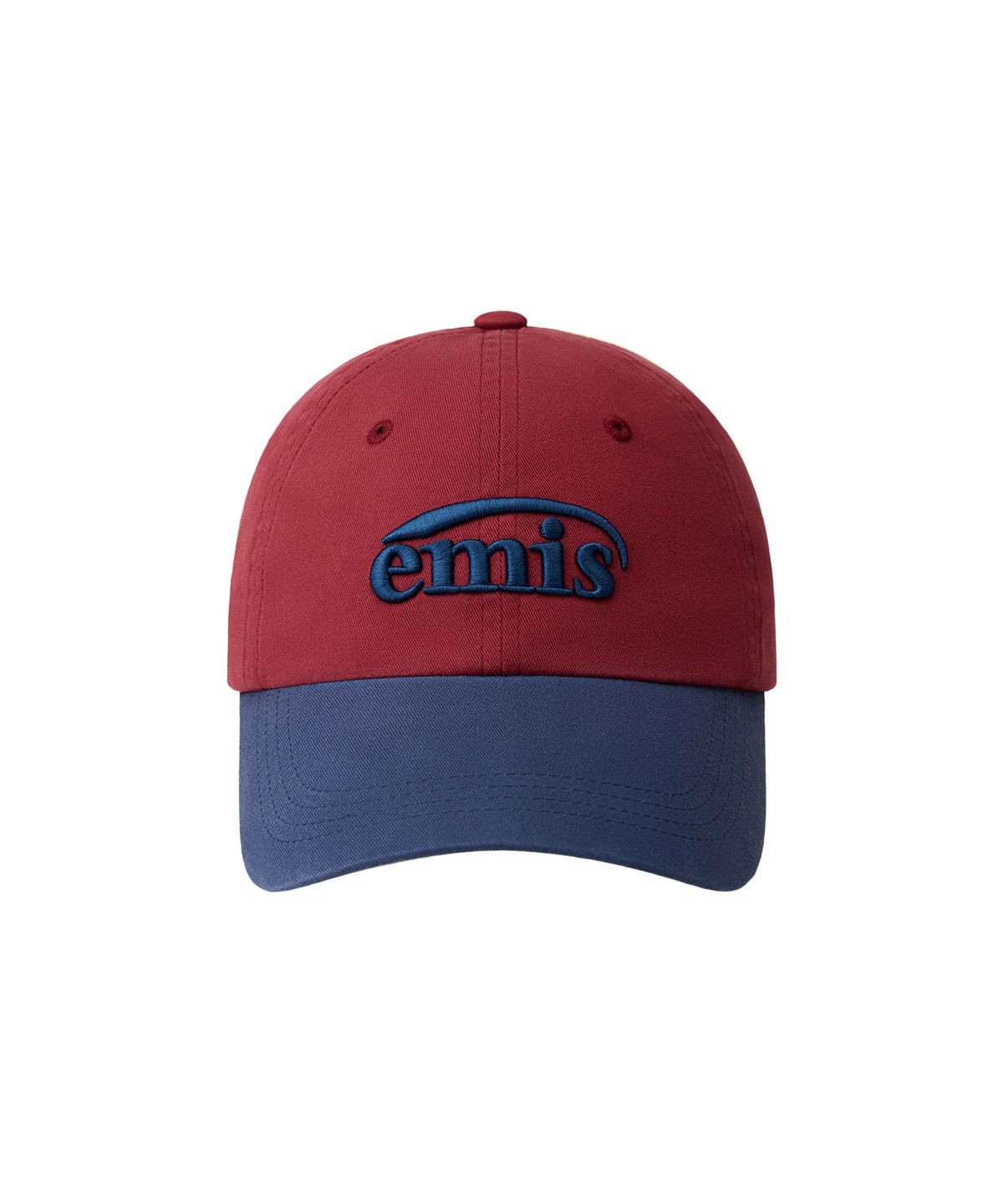 이미스(EMIS) WASHED TWO TONE BALL CAP-RED