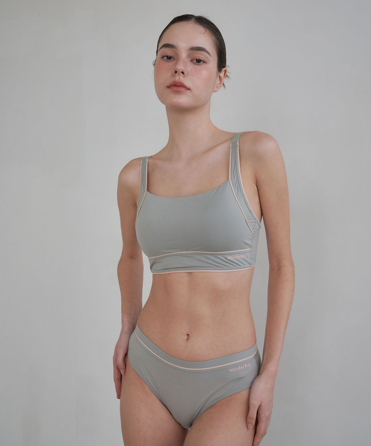 원더브라(WONDERBRA) 풀커버 브라팬티 세트 (3colors)