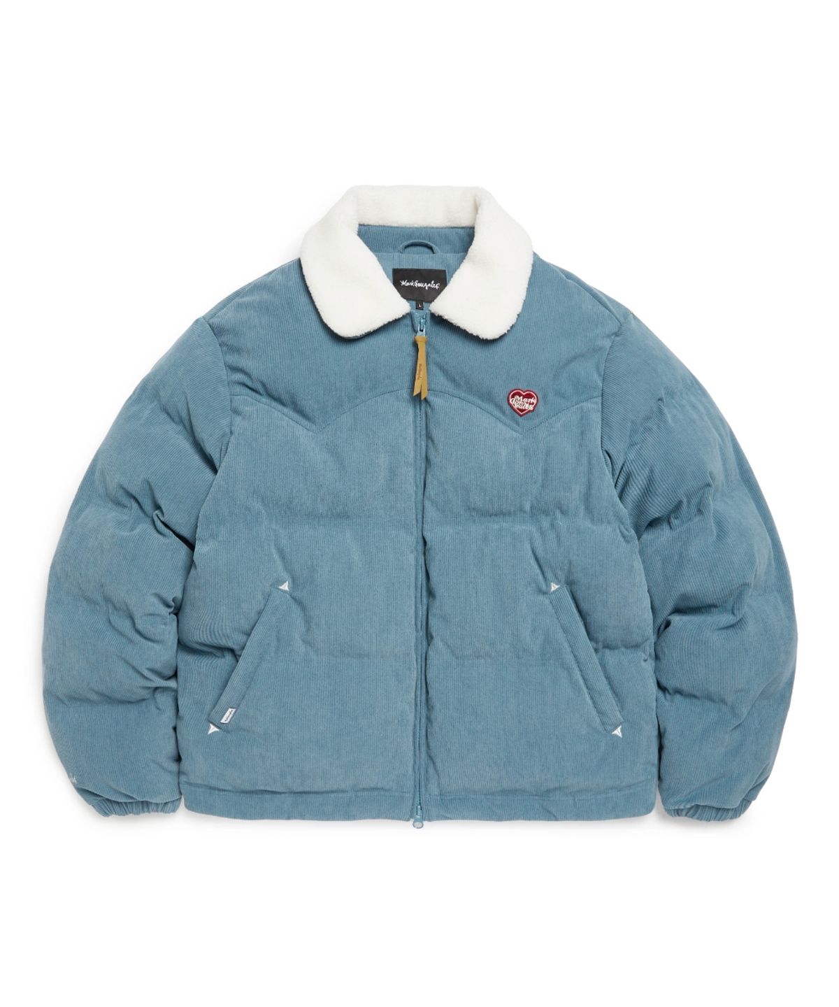 마크곤잘레스(MARK GONZALES) 코듀로이 웨스턴 푸퍼 패딩 자켓 - L/BLUE