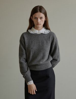 Yak Round Knit (Gray)