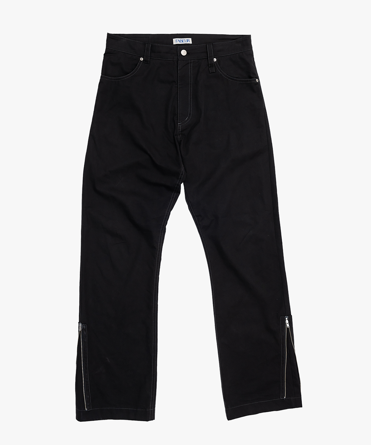 파버(FABEUR) SIDE ZIP PANTS (BLACK)