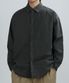 SOLID COTTON OVER SHIRT (CHARCOAL)