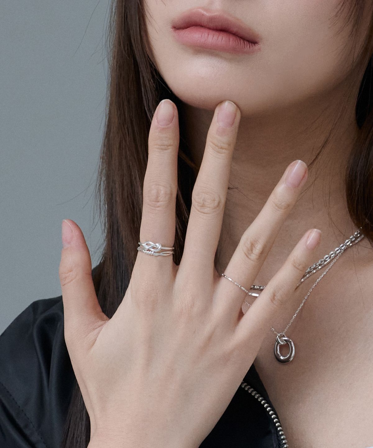 바라두(BARADU) 925 Infinity twist ring
