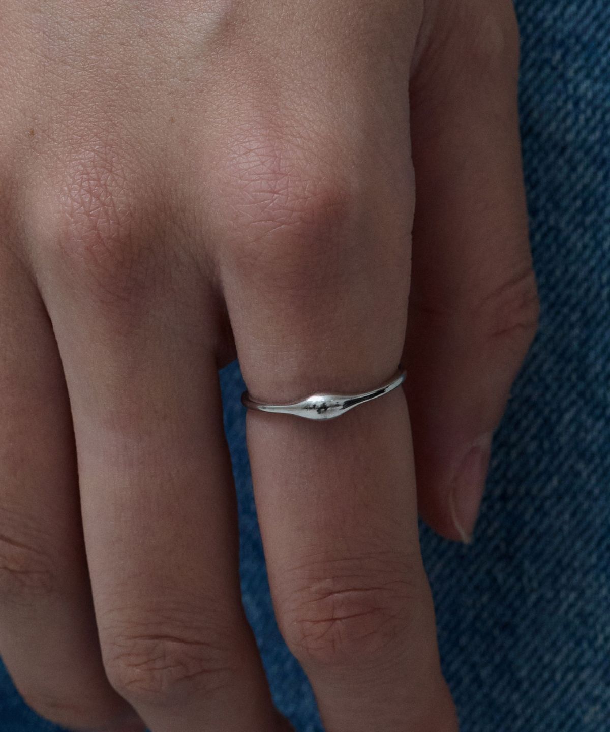 바라두(BARADU) 925 Positive oval ring