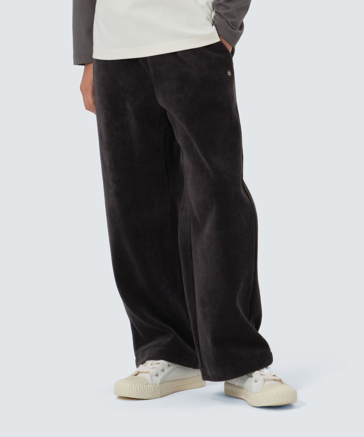 스노우피크 어패럴 키즈(SNOWPEAK APPAREL KIDS) 키즈 코듀로이 팬츠 (S25WKFFP84) Dark Charcoal