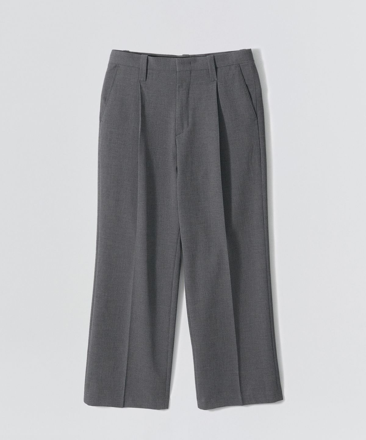 이지오 우먼(EZIO WOMEN) W Classic Straight Slacks_Grey