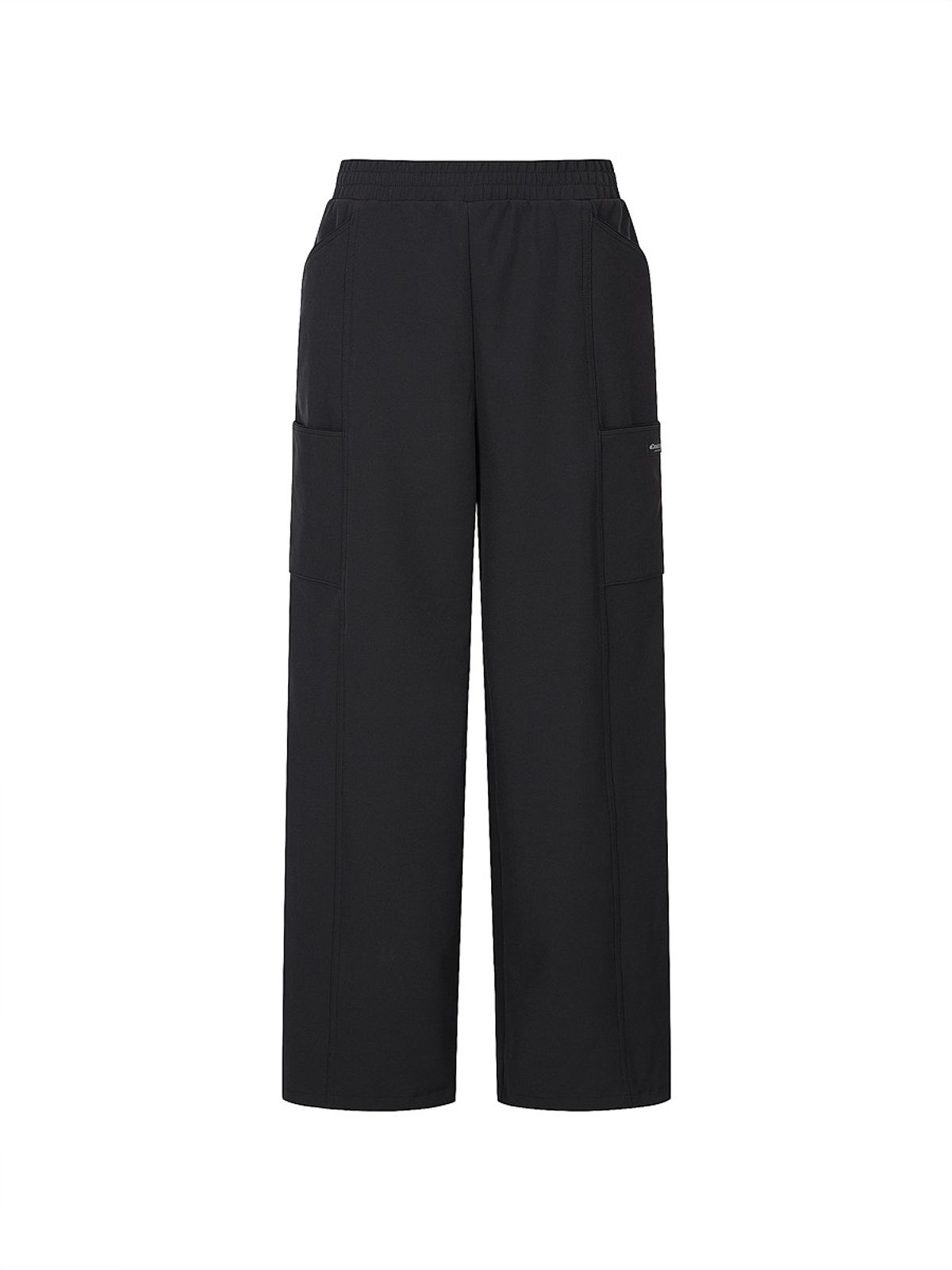 디스커버리 익스페디션(DISCOVERY EXPEDITION) 여성 3LAYER 본딩 트레이닝 스트링 팬츠 (BLACK)