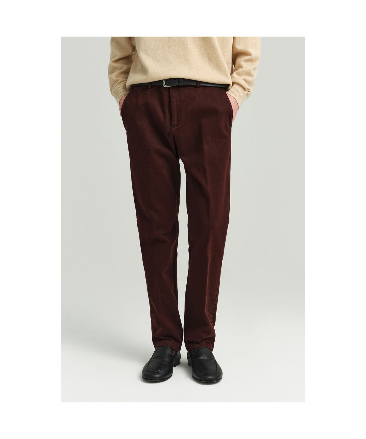 브렌우드(BRENTWOOD) [에센셜스] 컴포치노 기모 팬츠 BRPAW25571WIX