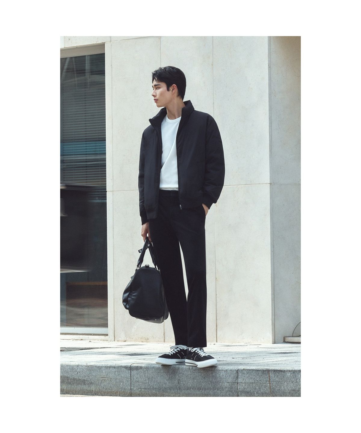 브렌우드(BRENTWOOD) [라이프 퍼포먼스] 솔리드 코듀로이 본딩 팬츠 BRPAW25001BKX